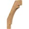 Ekena Millwork 3 1/2"W x 20"D x 32"H Merced Smooth Knee Brace, Western Red Cedar BRC04X20X32MRC00SWR - alternate 1